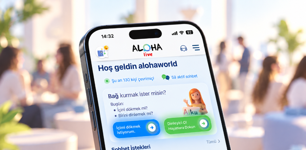 Aloha Live App Interface — Kurucu Perspektifi